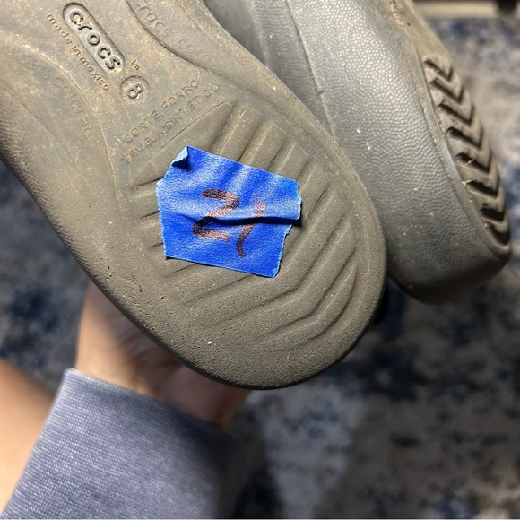 Crocs Jayna Black Slingback Slip On Flats Size 8 - Picture 11 of 11